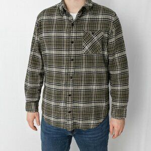 Weatherproof Vintage Men’s Medium Plaid Button Up Flannel